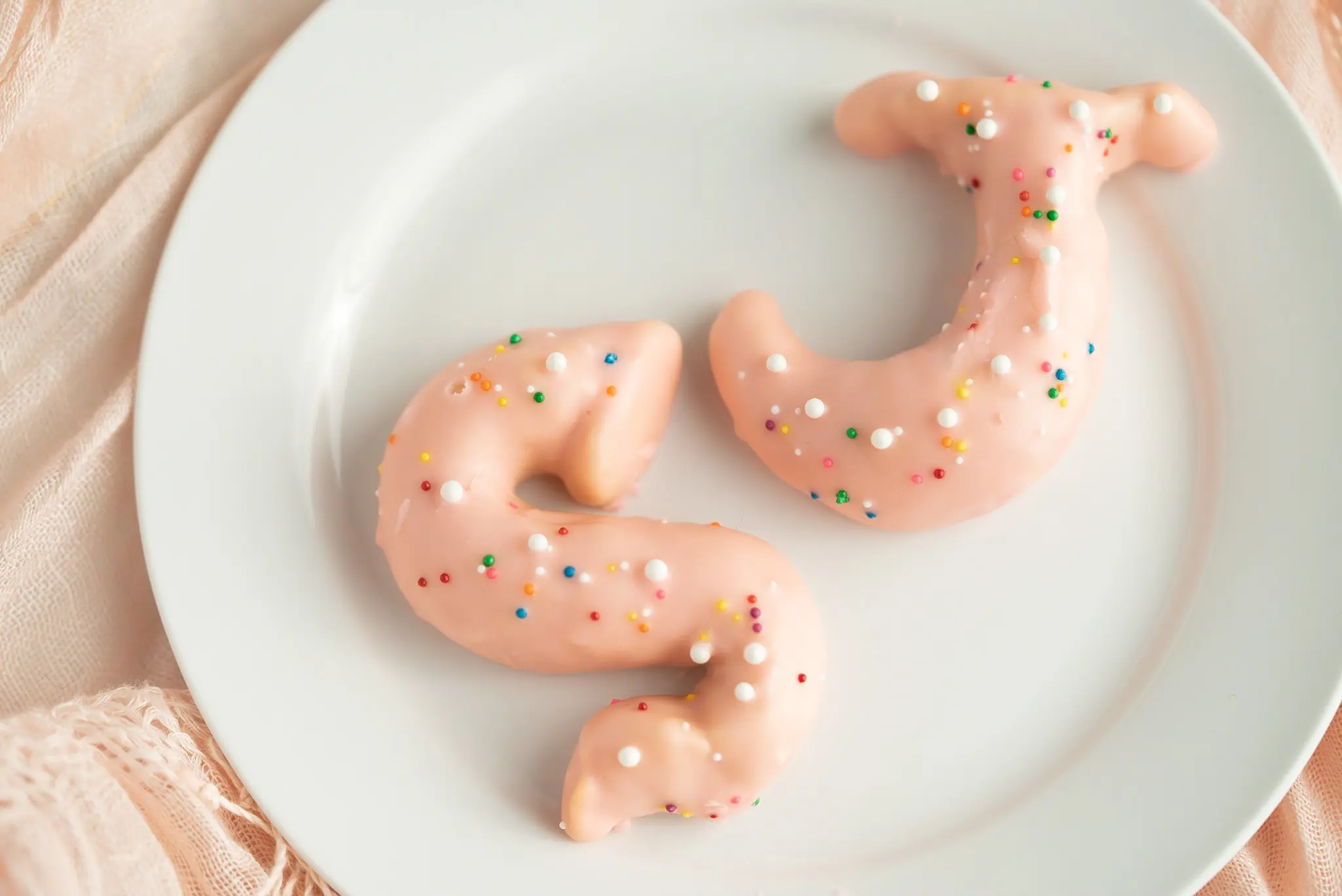 Italian Wedding Cookies S and J shapes