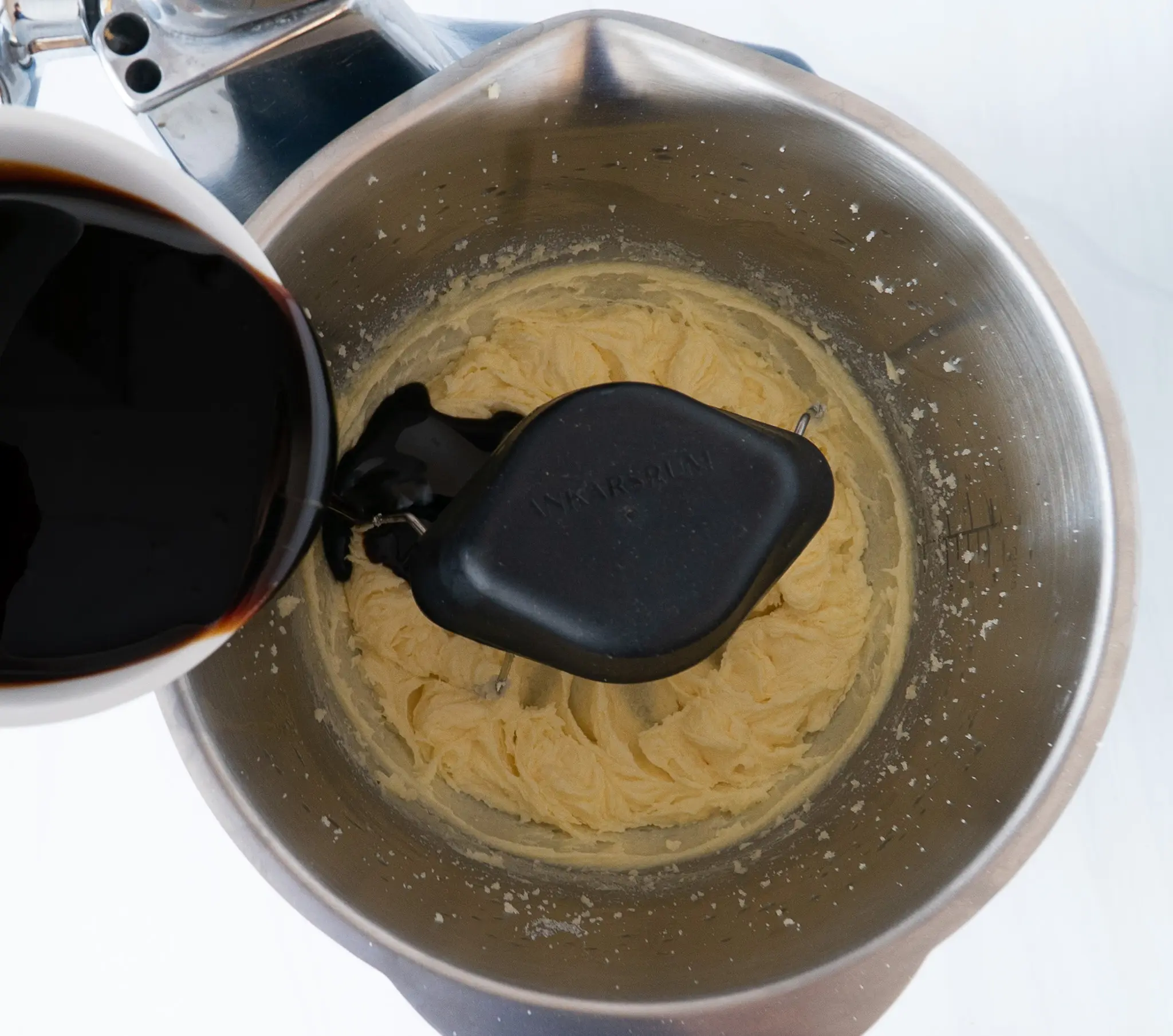 Add molasses to bowl | Harvest Ginger Cookies