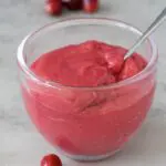 Merry Cranberry Curd Recipe in a short jar