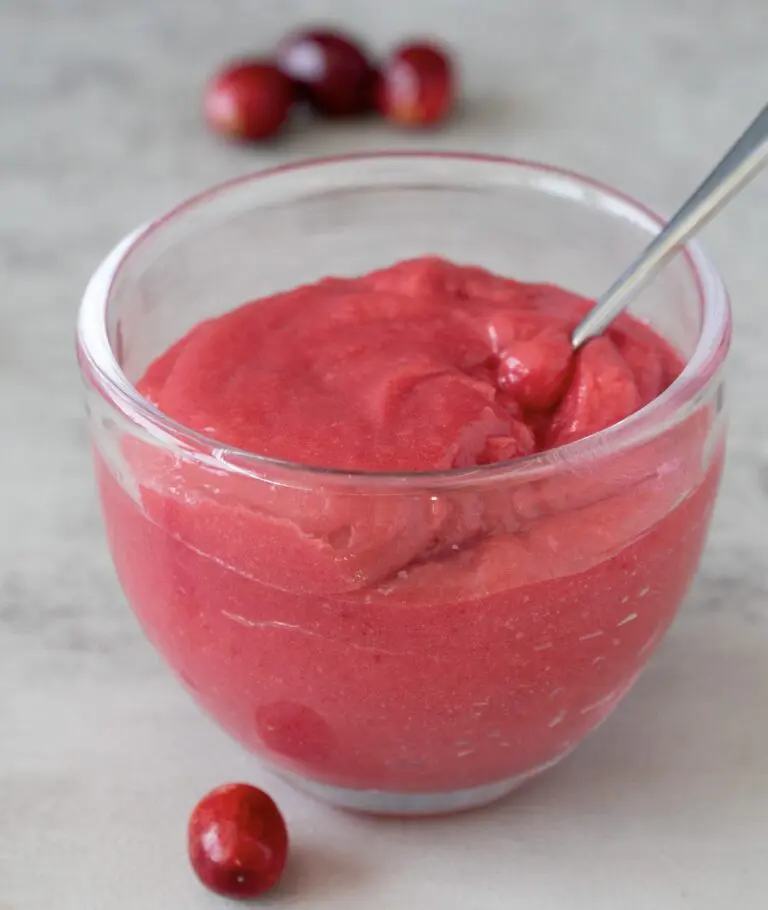 Merry Cranberry Curd Recipe in a short jar