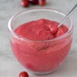 Merry Cranberry Curd Recipe in a short jar