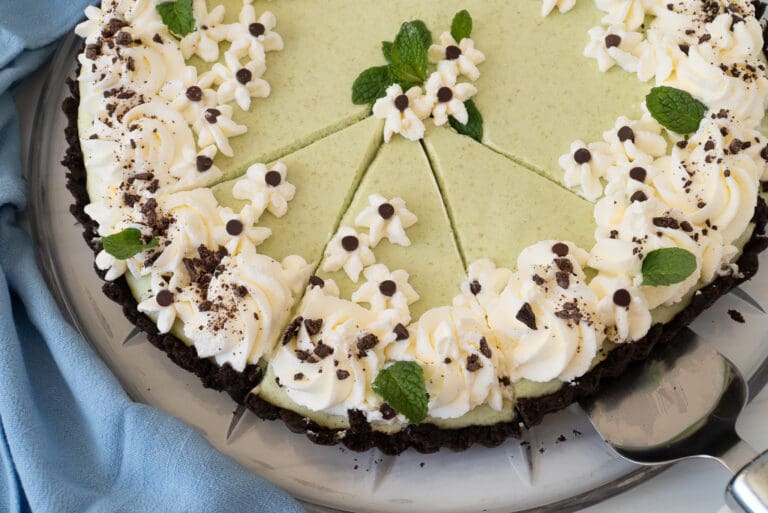 grasshopper pie close up