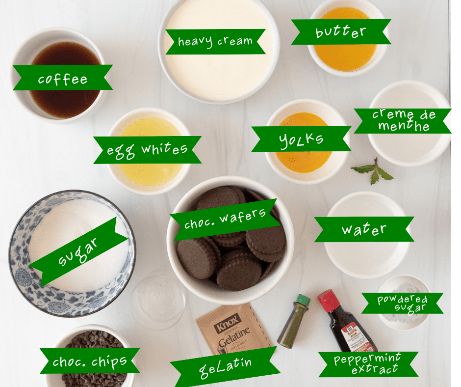 Grasshopper Pie Ingredients Grasshopper Pie Recipe Ingredients