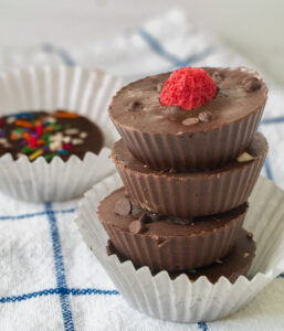 Healthier Nut Butter Fudge Cups