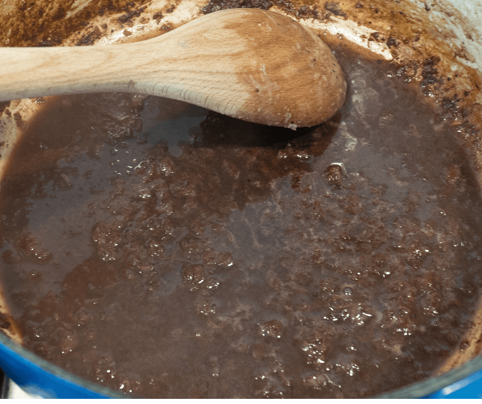 Deglazing pan with wine for beef stew with herb dumplings recipe 