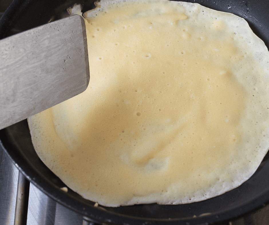 Making Austrian Pancakes for soup