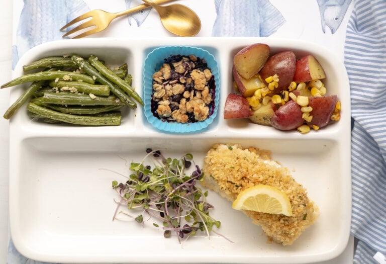 Easy Panko Crusted Baked Cod (Complete Sheet Pan Meal)