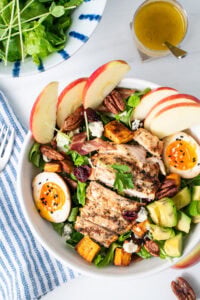 Harvest Cobb Salad + Jammy Soy Marinated Eggs